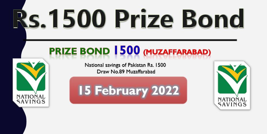 Rs. 1500 Prize Bond List 2022 Muzaffarabad